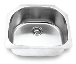 Avalon AV4 Henley D-shape stainless-steel single-bowl sink